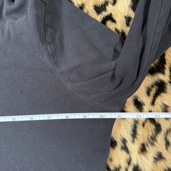 Classic Unbranded Best Fit Small Black Cotton Turtleneck Minimalist Layering Top - Picture 2 of 7